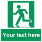 SV5216: Custom Emergency Exit Left Sign