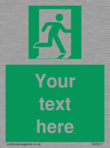 SV5217: Custom Safe condition: Emergency exit (right hand)