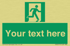 SV5217: Custom Safe condition: Emergency exit (right hand)