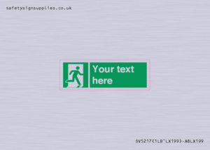 SV5217: Custom Safe condition: Emergency exit (right hand)