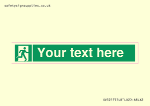 SV5217: Custom Safe condition: Emergency exit (right hand)