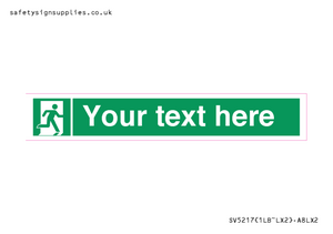 SV5217: Custom Safe condition: Emergency exit (right hand)