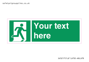 SV5217: Custom Safe condition: Emergency exit (right hand)