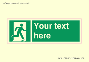 SV5217: Custom Safe condition: Emergency exit (right hand)