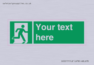 SV5217: Custom Safe condition: Emergency exit (right hand)