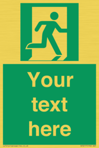 SV5217: Custom Safe condition: Emergency exit (right hand)