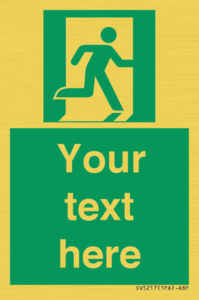 SV5217: Custom Safe condition: Emergency exit (right hand)