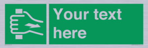 SV5219: Custom Pull Bar Sign