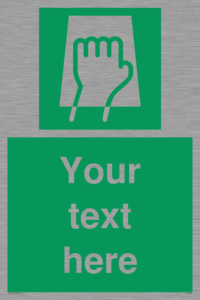 SV5221: Custom Push Pad Sign