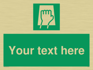 SV5221: Custom Push Pad Sign