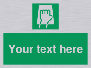 SV5221: Custom Push Pad Sign