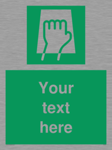 SV5221: Custom Push Pad Sign