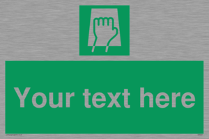SV5221: Custom Push Pad Sign