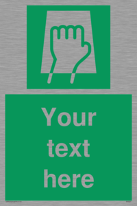 SV5221: Custom Push Pad Sign