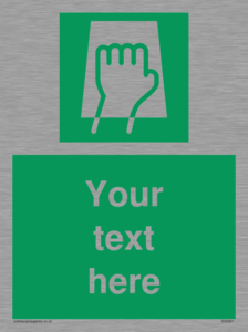 SV5221: Custom Push Pad Sign