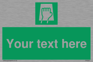 SV5221: Custom Push Pad Sign
