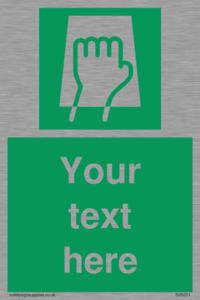 SV5221: Custom Push Pad Sign