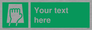 SV5221: Custom Push Pad Sign