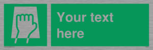 SV5221: Custom Push Pad Sign