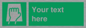 SV5221: Custom Push Pad Sign