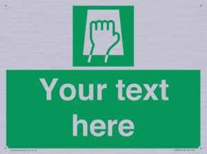 SV5221: Custom Push Pad Sign