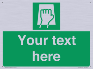 SV5221: Custom Push Pad Sign