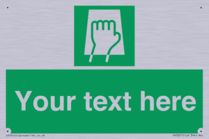 SV5221: Custom Push Pad Sign