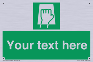 SV5221: Custom Push Pad Sign