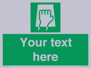 SV5221: Custom Push Pad Sign