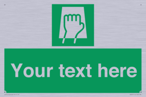 SV5221: Custom Push Pad Sign