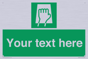 SV5221: Custom Push Pad Sign