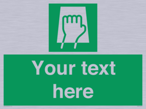 SV5221: Custom Push Pad Sign