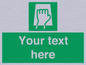 SV5221: Custom Push Pad Sign