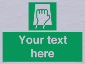 SV5221: Custom Push Pad Sign
