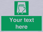 SV5221: Custom Push Pad Sign