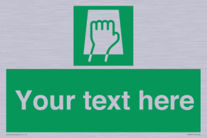 SV5221: Custom Push Pad Sign