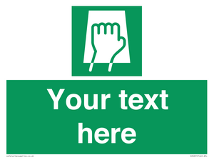 SV5221: Custom Push Pad Sign