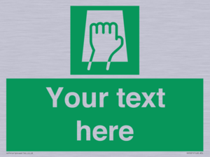 SV5221: Custom Push Pad Sign