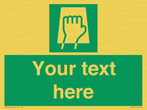 SV5221: Custom Push Pad Sign