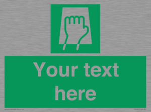 SV5221: Custom Push Pad Sign