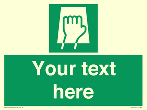 SV5221: Custom Push Pad Sign
