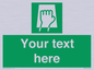 SV5221: Custom Push Pad Sign