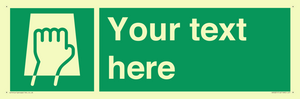 SV5221: Custom Push Pad Sign