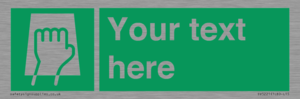 SV5221: Custom Push Pad Sign