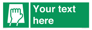 SV5221: Custom Push Pad Sign