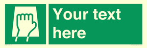SV5221: Custom Push Pad Sign