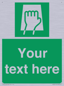 SV5221: Custom Push Pad Sign