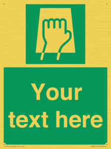 SV5221: Custom Push Pad Sign