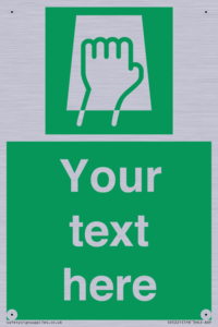 SV5221: Custom Push Pad Sign