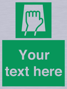 SV5221: Custom Push Pad Sign